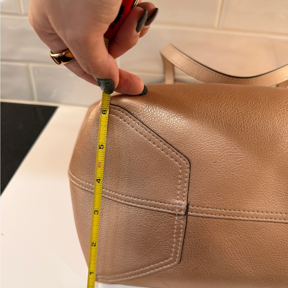 Kate Spade Rose Gold Reversible Tote - Picture 16 of 16